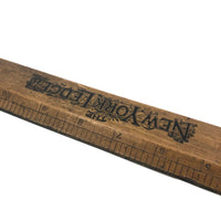 The New York Ledger, 19th Century Advertising Ruler