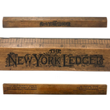 The New York Ledger, 19th Century Advertising Ruler