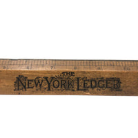 The New York Ledger, 19th Century Advertising Ruler