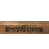 The New York Ledger, 19th Century Advertising Ruler