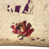 A Gift of Affection, Victorian Paper Lace and Die Cut Valentine with Excellent Color and Faces