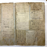 Massive Skowhegan, Maine Druggist's Prescriptions Ledger, 1890s, Fuller than Full