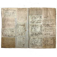 Massive Skowhegan, Maine Druggist's Prescriptions Ledger, 1890s, Fuller than Full