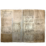 Massive Skowhegan, Maine Druggist's Prescriptions Ledger, 1890s, Fuller than Full