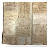 Massive Skowhegan, Maine Druggist's Prescriptions Ledger, 1890s, Fuller than Full