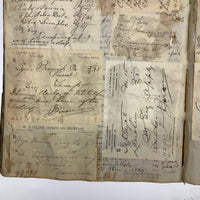 Massive Skowhegan, Maine Druggist's Prescriptions Ledger, 1890s, Fuller than Full