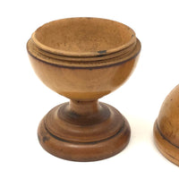 Scarce and Beautiful Early -Mid 19th Century Treen Apothecary Pill Silverer