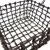 Stunning, Sculptural Old Folk Art Barbed Wire Basket