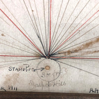 John M. Batchelder's 1911 Single Point Radial Mapping of Massachusetts Locations