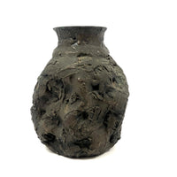 Stunning Mid Century Brutalist Heavy Bronze Vase