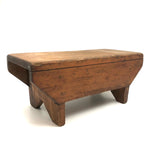 Nice Form, Nice Patina, Good For Everything Antique Primitive Wooden Stool