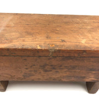 Nice Form, Nice Patina, Good For Everything Antique Primitive Wooden Stool