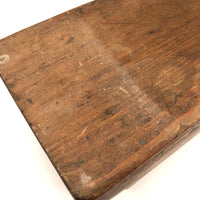 Nice Form, Nice Patina, Good For Everything Antique Primitive Wooden Stool