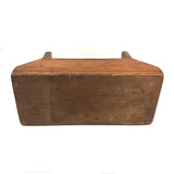 Nice Form, Nice Patina, Good For Everything Antique Primitive Wooden Stool