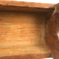 Nice Form, Nice Patina, Good For Everything Antique Primitive Wooden Stool