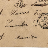 Hell, Lancaster Country, PA, US of America, Poignant 1902 Handwritten Envelop