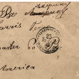 Hell, Lancaster Country, PA, US of America, Poignant 1902 Handwritten Envelop