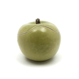 1977 Signed Studio Pottery Green Apple (of my eye) Box