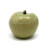 1977 Signed Studio Pottery Green Apple (of my eye) Box