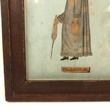 Elisabeth Hemling, Early 19th Century Watercolor Portrait, Presumed Lancaster PA