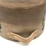 Love Not Sleep, 19 C. Sunderland Tranferware Crock with Hand-painting, Unusual Form