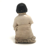 Soulful (and a Bit Venus-esque) Old Porcelain Figurine Fragment with Awkward Skirt