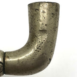 Antique Booted Leg Threaded Finial or Pull (Doubles as a Pipe Tamper!)