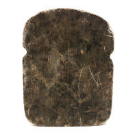 Curious Bread Shaped Carved Soapstone Slab (Warming Stone for Toasty Toast?)