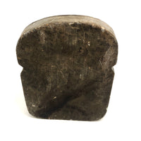 Curious Bread Shaped Carved Soapstone Slab (Warming Stone for Toasty Toast?)