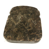 Curious Bread Shaped Carved Soapstone Slab (Warming Stone for Toasty Toast?)