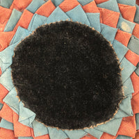 Fancy Antique Hand-stitched Wreath-Like Mat