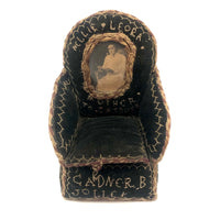 Gardner B. Jolley's Very Tender Sewing Box Chair for Mother, with Portrait, 1914