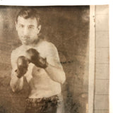 Photo of Photo of Young Boxer Against Lined Paper