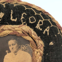 Gardner B. Jolley's Very Tender Sewing Box Chair for Mother, with Portrait, 1914