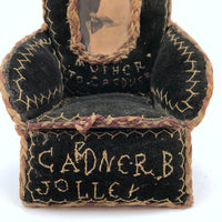 Gardner B. Jolley's Very Tender Sewing Box Chair for Mother, with Portrait, 1914