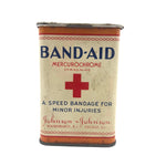 Early Band-Aid Tin with Red Cross