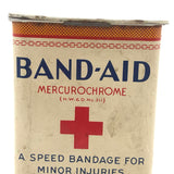 Early Band-Aid Tin with Red Cross