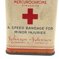 Early Band-Aid Tin with Red Cross