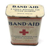 Early Band-Aid Tin with Red Cross