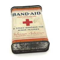 Early Band-Aid Tin with Red Cross