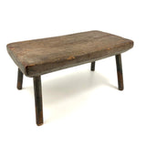 Lovely Mid 19th Century Pine Cricket Stool in Original Paint