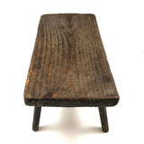 Lovely Mid 19th Century Pine Cricket Stool in Original Paint