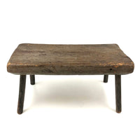 Lovely Mid 19th Century Pine Cricket Stool in Original Paint