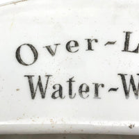 Evocative Antique Ironstone "Over-Lip Water-Well" (for Stamp Wetting, etc.)