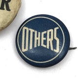 Honor + Others, Pair of Old Pinback Buttons