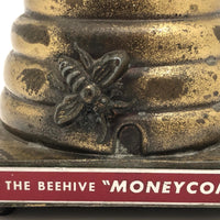 The Beehive Moneycomb, Punny (and Metaphorical Feeling) c. 1940s Still Bank