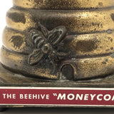 The Beehive Moneycomb, Punny (and Metaphorical Feeling) c. 1940s Still Bank