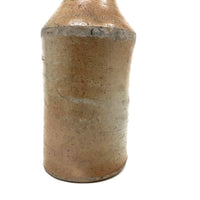 Drunken! Civil War Era Crooked Neck Knickerbocker NYC Stoneware Beer Bottle