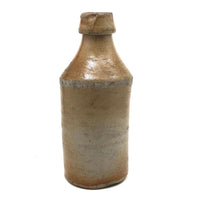 Drunken! Civil War Era Crooked Neck Knickerbocker NYC Stoneware Beer Bottle