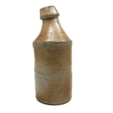 Drunken! Civil War Era Crooked Neck Knickerbocker NYC Stoneware Beer Bottle